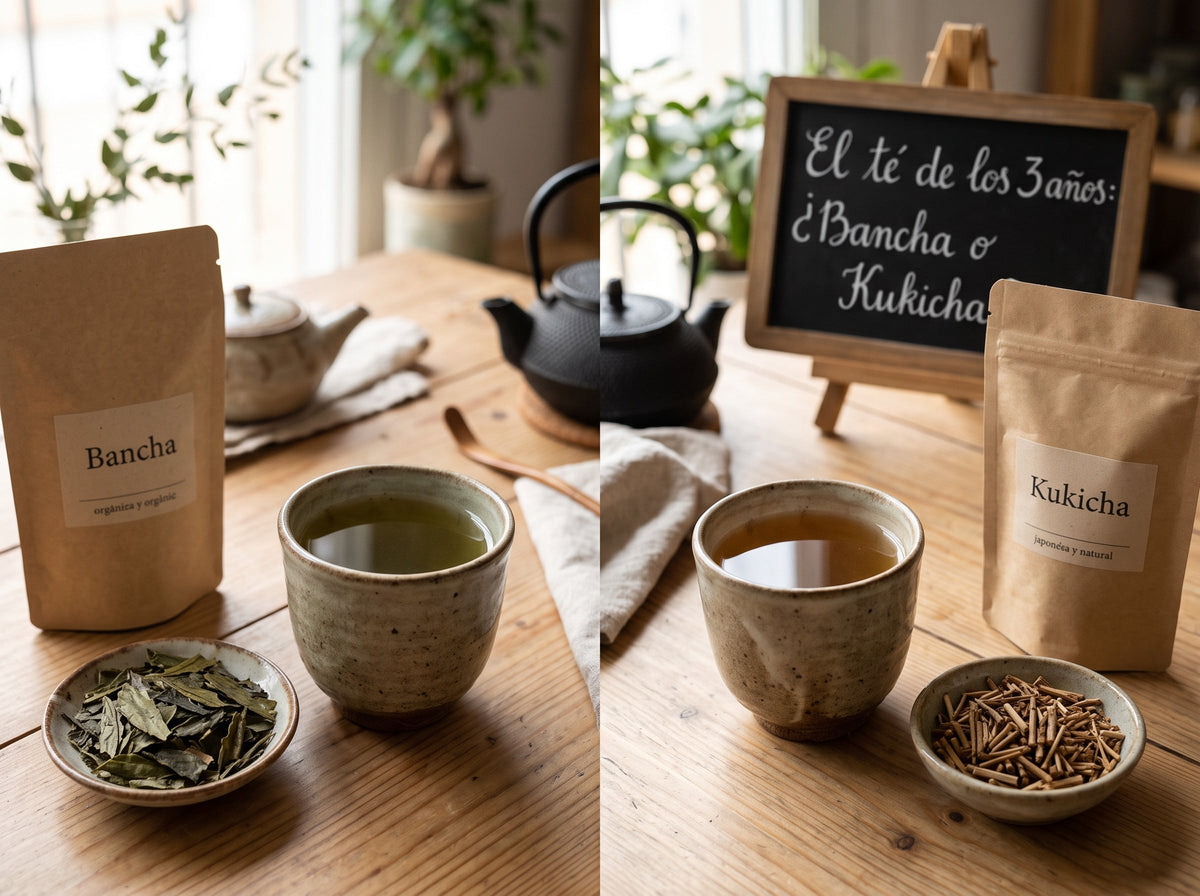 El té de los tres años, ¿es el  té Bancha, es el té Kukicha?
